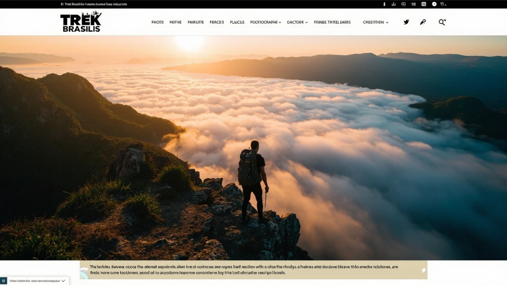 Cume da Serra Fina ao amanhecer, com neblina baixa entre os picos